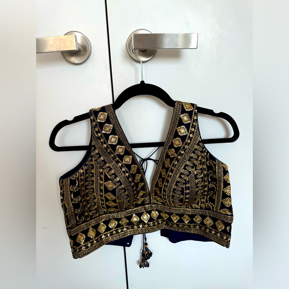 Hand Embroidered Lehenga (worn for Indian wedding)